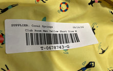 Load image into Gallery viewer, Club Room Mens Yellow Drawstring Elastic Waist Swim Shorts Size Medium
