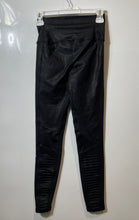 Load image into Gallery viewer, Alo Womens Black High-Waist Moto Compression Legging Pants Size XS

