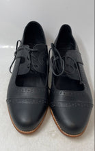 Load image into Gallery viewer, Elf Mens Black Leather Round Toe Lace-Up Oxford Dress Shoes Size 13

