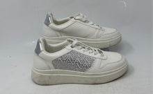 Load image into Gallery viewer, Aldo Womens Haizley White Glitter Low Top Lace-Up Sneaker Shoes Size 7.5 M
