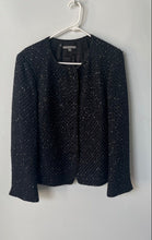 Load image into Gallery viewer, Anne Klein Womens Black Long Sleeve Front Button Jacket Size 12
