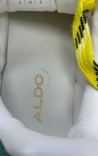 Load image into Gallery viewer, Aldo Womens Retrostep Yellow Green Low Top Lace-Up Sneaker Shoes Size 5

