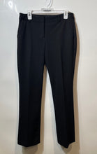 Load image into Gallery viewer, Express Womens Columnist Black Flat Front Straight Leg Dress Pants No Size
