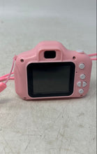 Load image into Gallery viewer, Pink White Portable Childrens Digital Camera With Box And Accessories Not Tested
