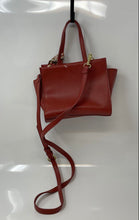 Load image into Gallery viewer, Steve Madden Womens Brown Inner Pockets Adjustable Strap Shoulder Crossbody Bag
