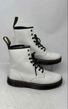 Load image into Gallery viewer, Dr. Martens Unisex Zavala White Lace-Up Ankle Combat Boots Size M 7 W 8
