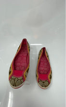 Load image into Gallery viewer, Coach Womens Brown Pink Orange Slip-On Round Toe Ballet Flats Shoes Size 6.5B

