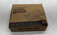 Load image into Gallery viewer, G3 Black Red Microphone Cables Audio Console Mixer Set In Box Not Tested
