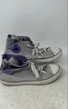 Load image into Gallery viewer, Converse Boys Chuck Taylor All Star 645132F Gray Purple Sneaker Shoes Size 4
