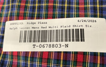 Load image into Gallery viewer, Ralph Lauren Mens Multicolor Plaid Cotton Classic Fit Button-Up Shirt Size XXL
