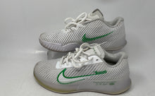 Load image into Gallery viewer, Nike Womens Court Air Zoom Vapor 11 HC White Green Sneaker Shoes Sz 8 No Insole

