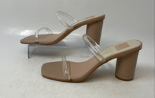 Load image into Gallery viewer, Dolce Vita Womens Noles Clear Peach Block Heel Strappy Sandals Size 9
