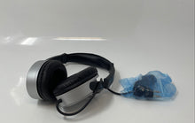 Load image into Gallery viewer, Delta Airlines Black Silver Foldable Wired Over The Ear Headphones Not Tested
