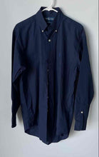 Load image into Gallery viewer, Ralph Lauren Mens Blue Blake Collared Long Sleeve Button-Up Shirt Size S
