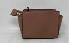 Load image into Gallery viewer, Michael Kors Womens Dark Pink Leather Detachable Strap Lined Small Crossbody Bag
