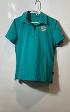 Load image into Gallery viewer, Nike Mens Green Miami Dolphins Short Sleeve Collared NFL Polo Shirt Size M

