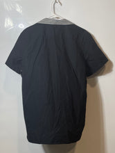 Load image into Gallery viewer, Calvin Klein Mens Black Short Sleeve Collared Button-Up Shirt Size Large
