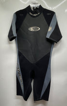 Load image into Gallery viewer, O'Neill Unisex Adults Gray Black Stretch Short Sleeve Shorty Wetsuit Size XL
