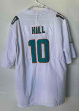Load image into Gallery viewer, Nike Mens White Aqua Orange NFL Miami Dolphins Tyreek Hill #10 Jersey Size XL

