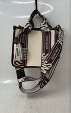 Load image into Gallery viewer, Steve Madden Womens Ivory Brown Inner Pockets Adjustable Strap Crossbody Bag
