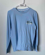 Load image into Gallery viewer, Lacoste Mens Light Blue Waffle-Knit Thermal Sleepwear Sleep Shirt Size XS
