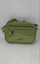 Load image into Gallery viewer, Michael Kors Womens Green Logo Outer Pocket Adjustable Strap Crossbody Bag
