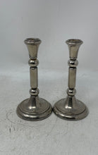 Load image into Gallery viewer, Set Of 2 Pcs Silver-Tone Baluster-Style Home Decorative Candlestick Holders
