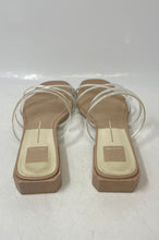 Load image into Gallery viewer, Dolce Vita Womens Hapi Clears &amp; Beige Block Slide Sandals No Size 10 Inches
