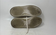 Load image into Gallery viewer, Zara Mens White Leather Round Toe Low Top Lace-Up Sneaker Shoes Size 41
