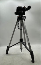 Load image into Gallery viewer, Ambico Black Silver Adjustable Pan Handle Quick Release Portable Tripod
