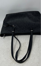 Load image into Gallery viewer, Michael Kors Womens Black Charm Double Handle Shoulder Tote Handbag
