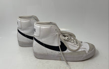 Load image into Gallery viewer, Nike Boys Blazer Mid 77 DA4086-100 White Black Lace-Up Sneakers Shoes Size 4.5Y
