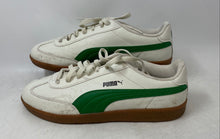 Load image into Gallery viewer, Puma Mens 9-T SL 398181-07 White Green Leather Low Top Sneaker Shoes Size 11
