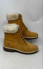 Load image into Gallery viewer, Timberland Mens Jayne Yellow Leather Lace-Up Ankle Winter Boots Size 11M
