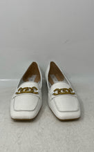 Load image into Gallery viewer, Franco Sarto Womens Tiari White Square Toe Slip-On Loafer Shoes Size 7.5M
