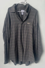Load image into Gallery viewer, Calvin Klein Jeans Mens Gray Plaid Cotton Long Sleeve Button-Up Shirt Size XL
