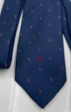 Load image into Gallery viewer, Christian Dior Mens Blue Red Printed Adjustable Long Formal Designer Tie

