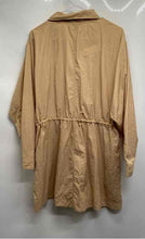 Load image into Gallery viewer, Steve Madden Womens Beige Drawstring Waist Lined Front Zip Anorak Jacket Size XL
