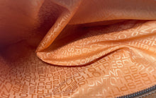 Load image into Gallery viewer, Puntotres Womens Orange Leather Inner Pockets Adjustable Strap Shoulder Bag
