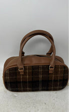 Load image into Gallery viewer, Steve Madden Womens Brown Zipper Inner Pocket Double Handle Satchel Handbag
