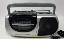 Load image into Gallery viewer, Durabrand CT-995 Silver Black Built In Speaker AM/FM Radio Cassette Recorder
