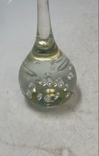 Load image into Gallery viewer, Decorative Clear Bubbly Art Glass Water Drop Teardrop Shaped Paperweight
