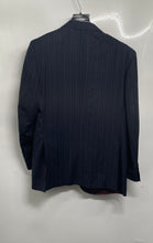 Load image into Gallery viewer, Ted Baker Mens Black Striped Endurance Notch Lapel Three-Button Blazer Size 42S

