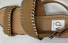 Load image into Gallery viewer, Dolce Vita Womens Demy Brown Leather Buckle Open Toe Slingback Sandals Size 8
