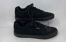 Load image into Gallery viewer, Levi's Mens Miles Black Low Top Lace-Up Perforated Sneaker Shoes Size 9
