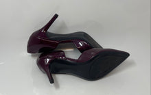 Load image into Gallery viewer, Calvin Klein Womens Gloria Burgundy Pointed Toe Stiletto D'Orsay Heels Size 8.5
