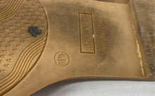 Load image into Gallery viewer, Andiamo Womens Gold-Tone Glitter Rhinestone Slip-On Slide Sandals Size 6.5W
