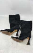 Load image into Gallery viewer, Aldo Womens Taylah Black Pointed Toe Crystal Studded Mid-Calf Booties Size 7.5
