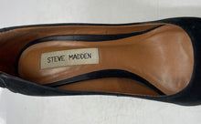 Load image into Gallery viewer, Steve Madden Womens Black Pointed Toe Slip-On Stiletto Pump Heels Size 7M
