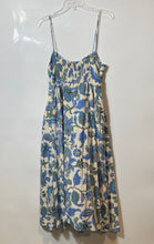 Load image into Gallery viewer, Zara Womens Multicolor Floral Spaghetti Strap Smocked Back A-Line Dress Size L
